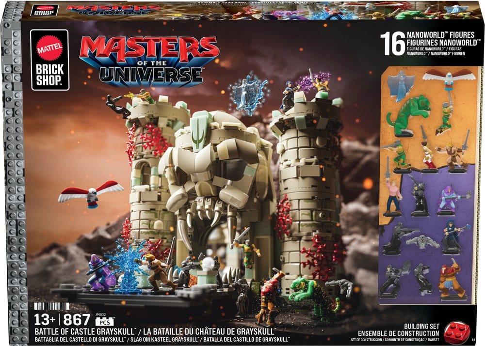 Masters of the Universe Mattel Brick Shop Bauset Castle Grayskull Image 4