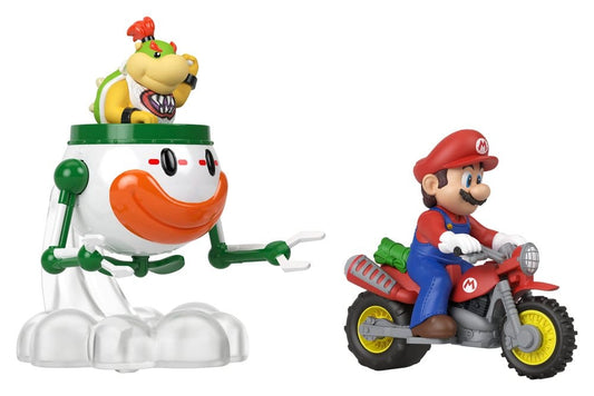 Super Mario Hot Wheels Die-Cast Fahrzeuge 2er-Pack 1/64 Mario & Bowser Jr. Image 1