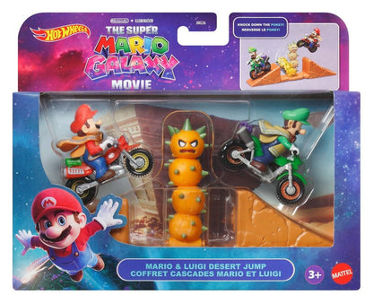 Der Super Mario Galaxy Film Hot Wheels Spielset Mario & Luigi Wüstensprung Image 6