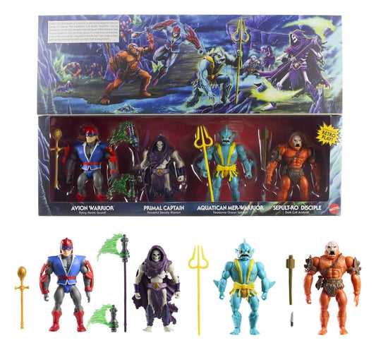 Masters of the Universe Origins Actionfiguren 4er-Pack Battle for Subternia 14 cm Image 2