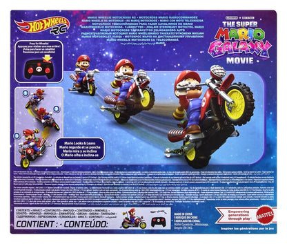 Der Super Mario Galaxy Film Hot Wheels RC Motorrad Mario Wheelie Motocross Image 9