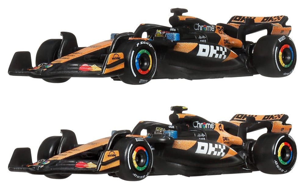 Formel 1 Hot Wheels Premium Die-Cast Fahrzeuge 2er-Pack 1:64 Team McLaren Image 1