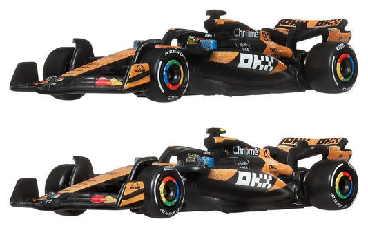 Formel 1 Hot Wheels Premium Die-Cast Fahrzeuge 2er-Pack 1:64 Team McLaren Image 1