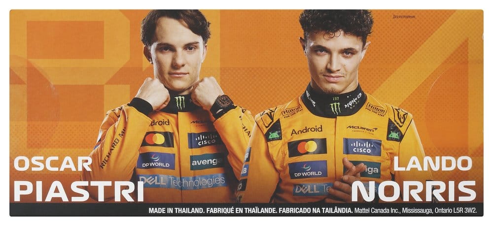Formel 1 Hot Wheels Premium Die-Cast Fahrzeuge 2er-Pack 1:64 Team McLaren Image 7