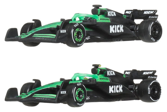 Formel 1 Hot Wheels Premium Die-Cast Fahrzeuge 2er-Pack 1/64 KICK Sauber Team Image 1