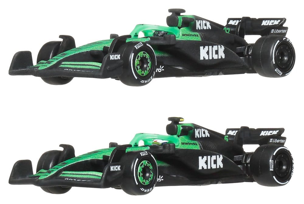 Formel 1 Hot Wheels Premium Die-Cast Fahrzeuge 2er-Pack 1/64 KICK Sauber Team Image 1