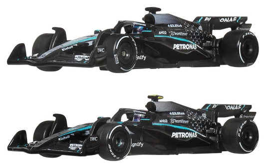 Formel 1 Hot Wheels Premium Die-Cast Fahrzeuge 2er-Pack 1:64 Team Mercedes-AMG PETRONAS Image 1