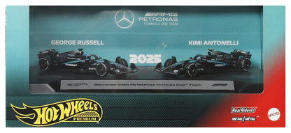 Formel 1 Hot Wheels Premium Die-Cast Fahrzeuge 2er-Pack 1:64 Team Mercedes-AMG PETRONAS Image 8
