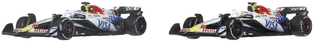 Formel 1 Hot Wheels Premium Die-Cast Fahrzeuge 2er-Pack 1:64 Team Visa Cash App Racing Bulls Image 4