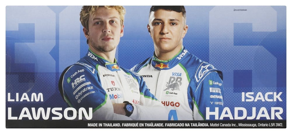 Formel 1 Hot Wheels Premium Die-Cast Fahrzeuge 2er-Pack 1:64 Team Visa Cash App Racing Bulls Image 7