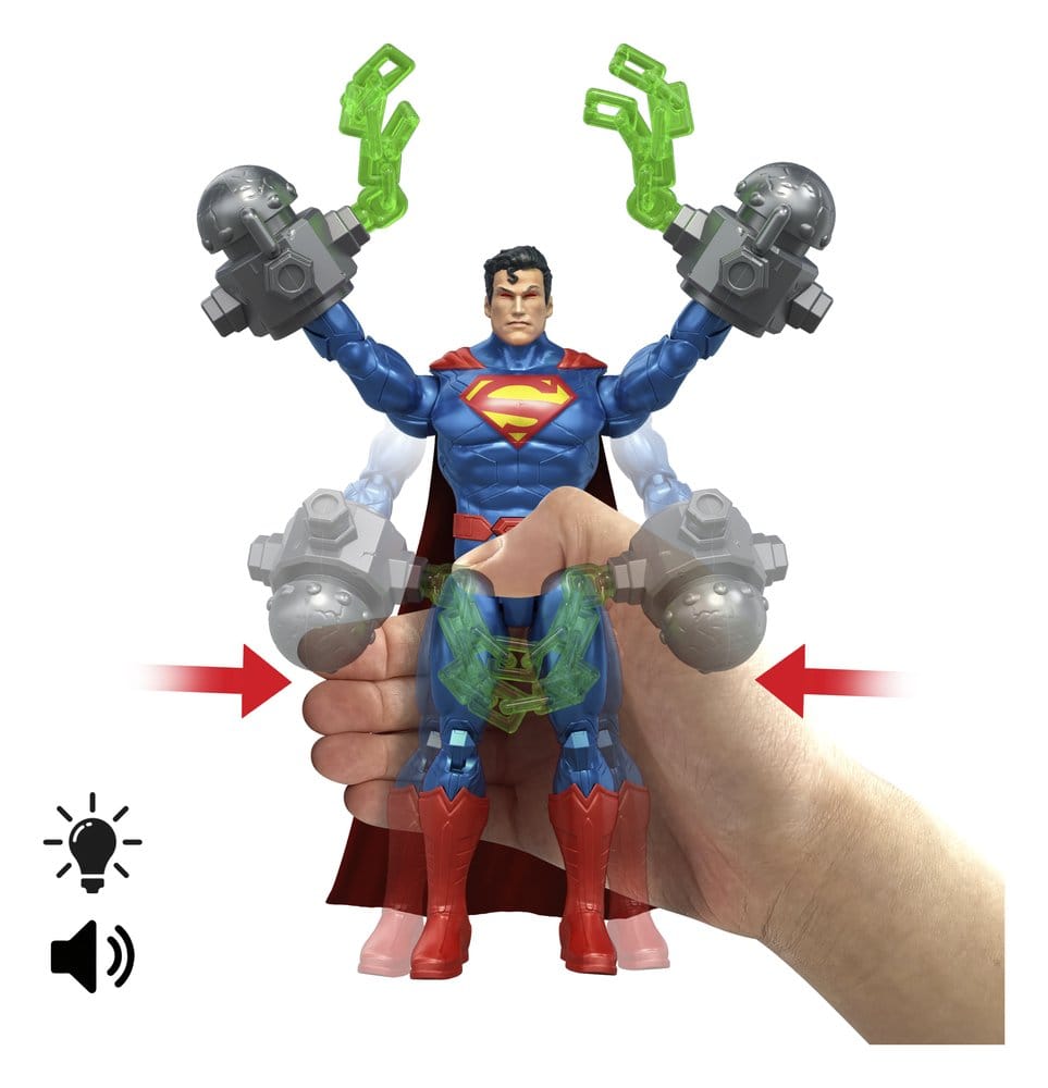 DC Premier Actionfigur mit Sound & Licht Heat Vision Superman 16 cm Image 5