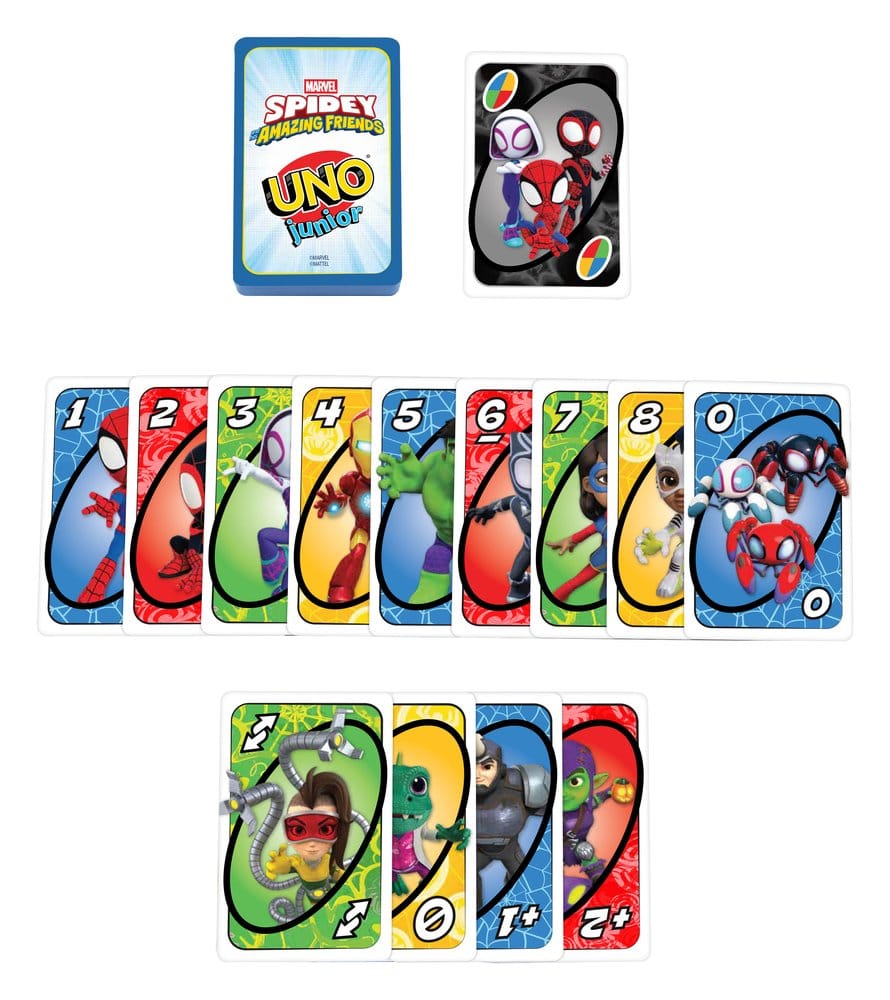 Spidey & His Amazing Friends UNO Junior Kartenspiel Image 3
