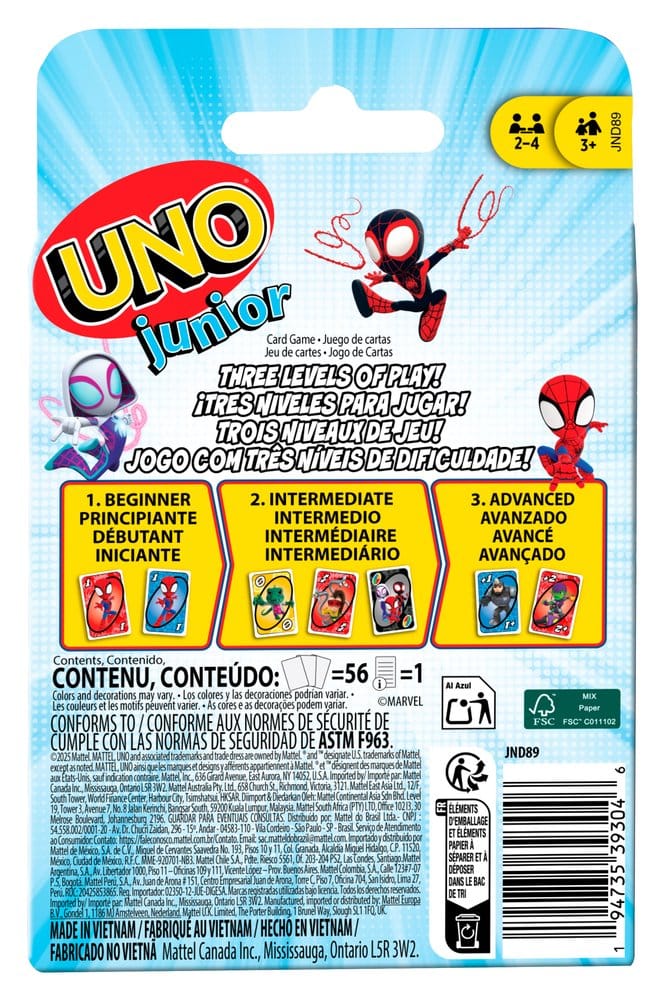 Spidey & His Amazing Friends UNO Junior Kartenspiel Image 6