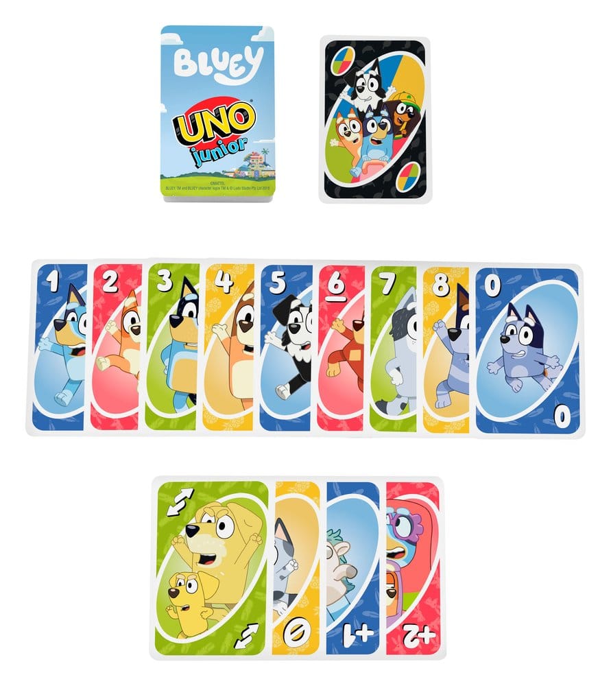 Bluey UNO Junior Kartenspiel Image 3