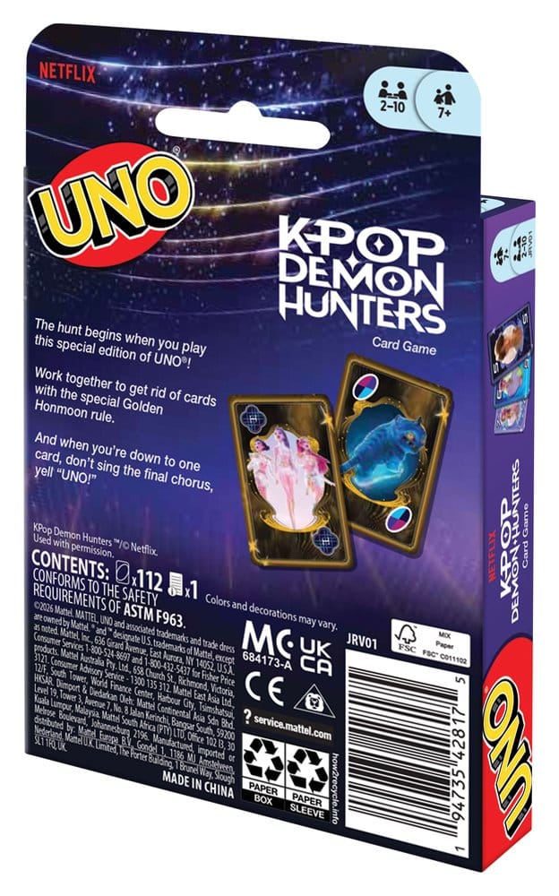 KPop Demon Hunters UNO Kartenspiel Image 6