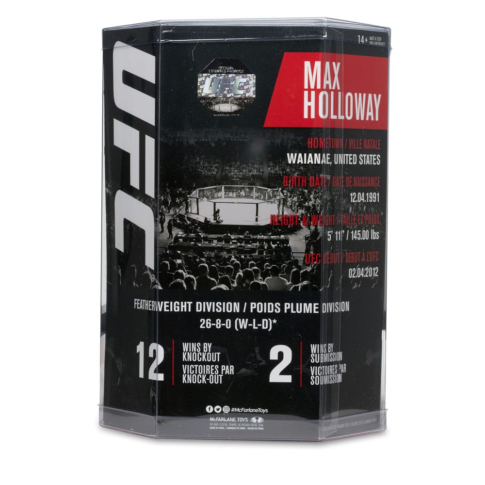 UFC Posed PVC Statue Max Holloway 18 cm Image 7