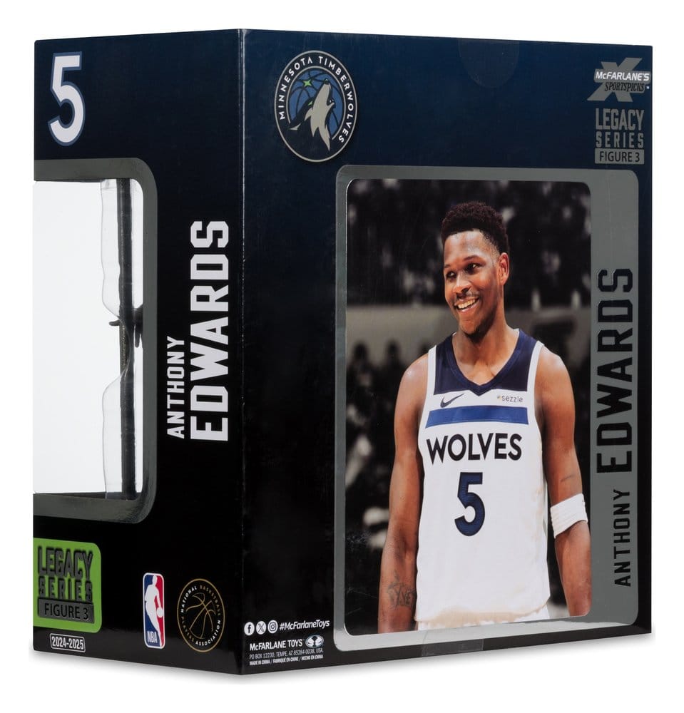 NBA McFarlane's SportsPicks Actionfigur Anthony Edwards (Minnesota Timberwolves) 21 cm Image 8