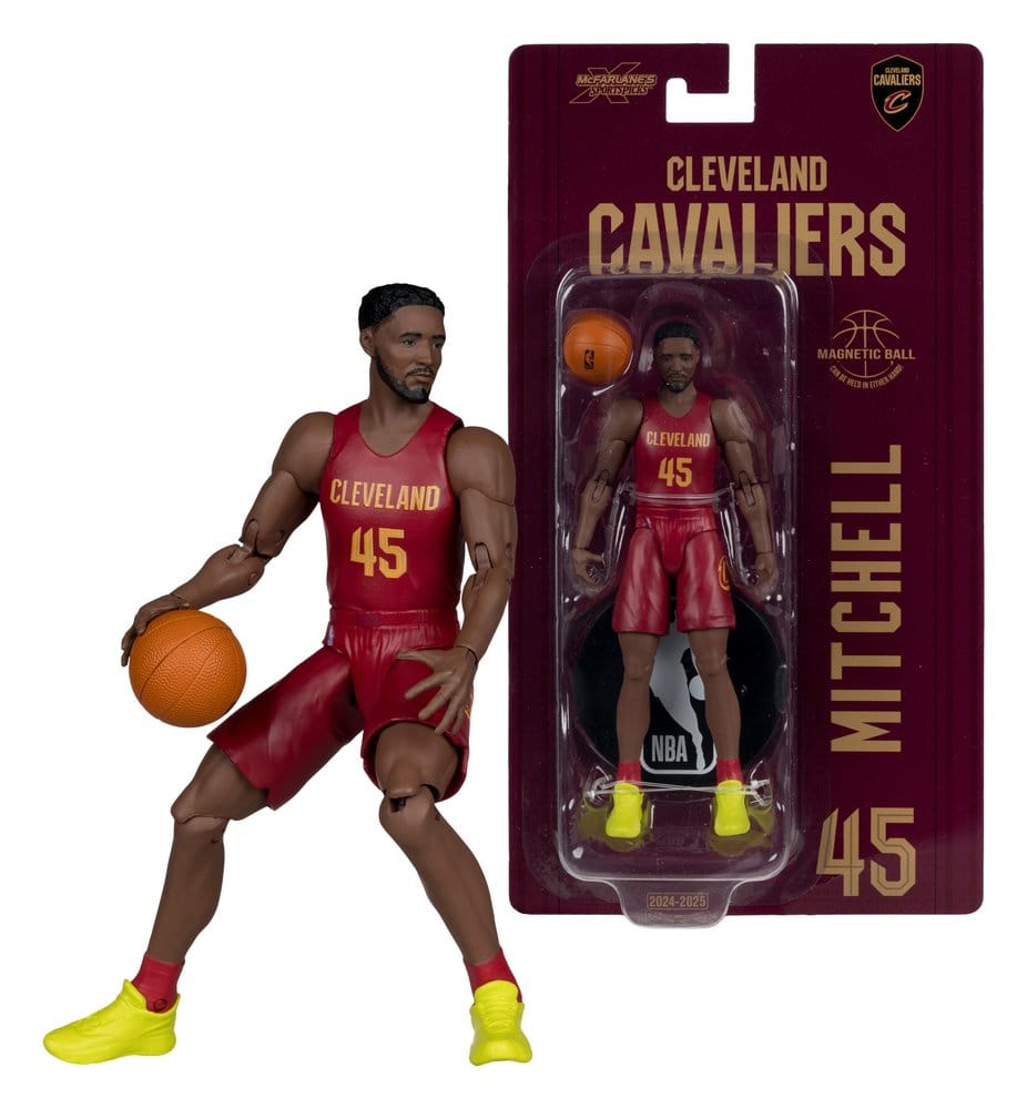 NBA SportsPicks Actionfigur Donovan Mitchell (Cleveland Cavaliers) 15 cm Image 4