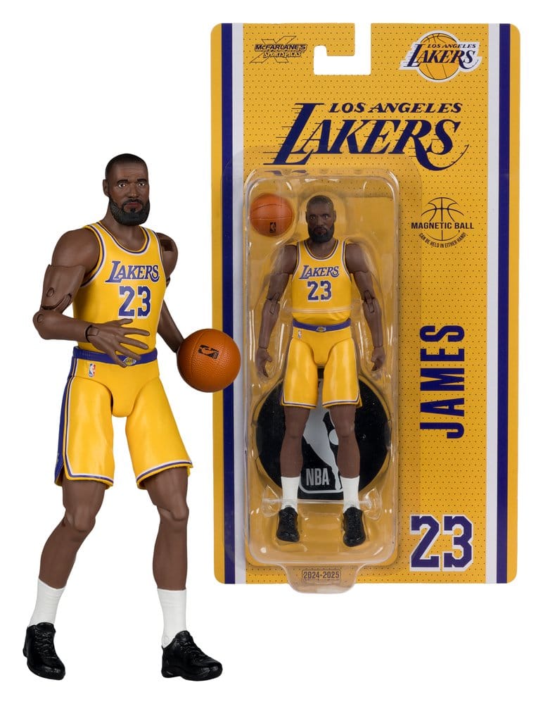 NBA SportsPicks Actionfigur Lebron James (Los Angeles Lakers) 16 cm Image 4