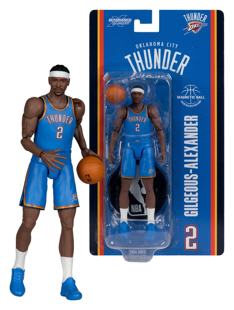 NBA SportsPicks Actionfigur Shai Gilgeous-Alexander (Oklahoma City Thunder) 16 cm Image 4