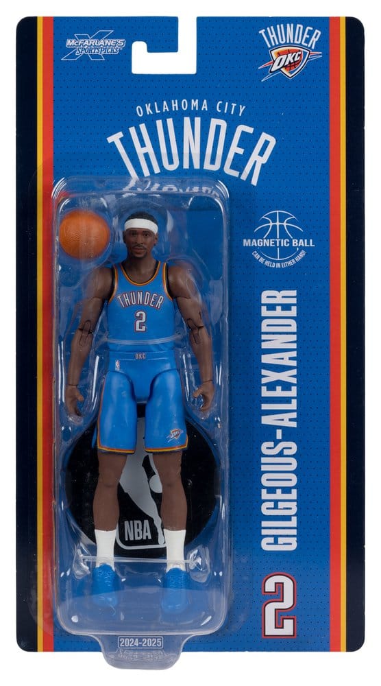 NBA SportsPicks Actionfigur Shai Gilgeous-Alexander (Oklahoma City Thunder) 16 cm Image 7