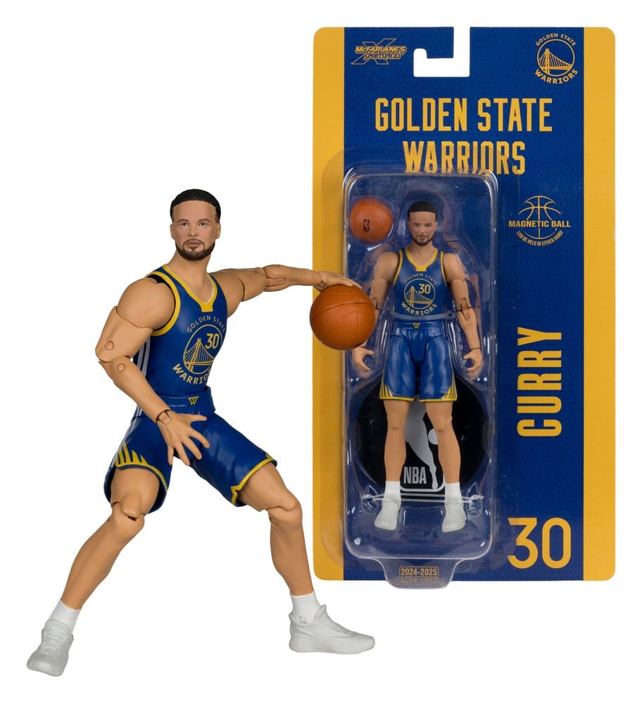 NBA SportsPicks Actionfigur Stephen Curry (Golden State Warriors) 15 cm Image 4