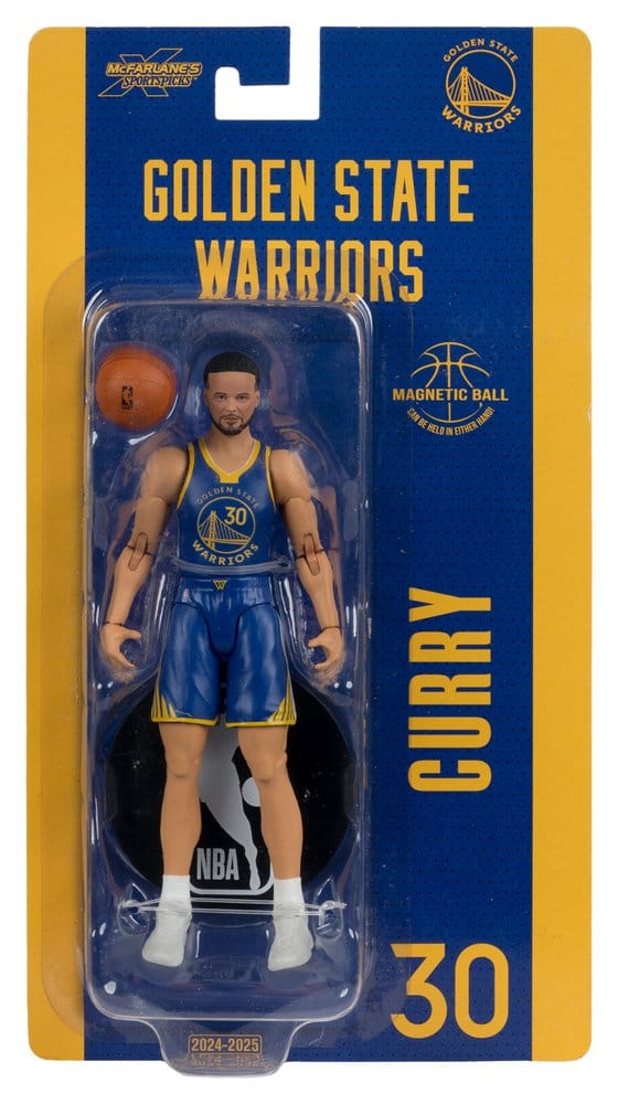 NBA SportsPicks Actionfigur Stephen Curry (Golden State Warriors) 15 cm Image 7