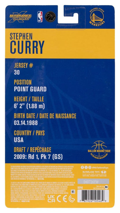 NBA SportsPicks Actionfigur Stephen Curry (Golden State Warriors) 15 cm Image 8