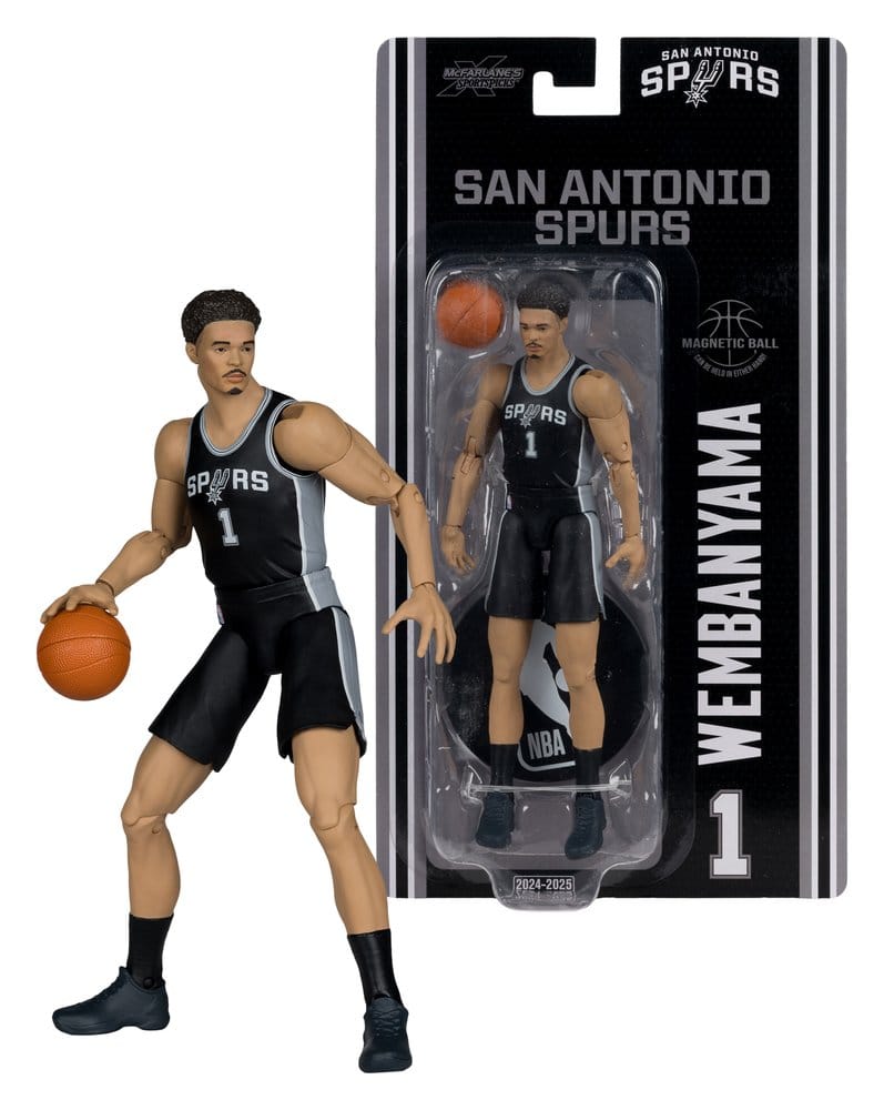 NBA SportsPicks Actionfigur Victor Wembanyama (San Antonio Spurs) 17 cm Image 4