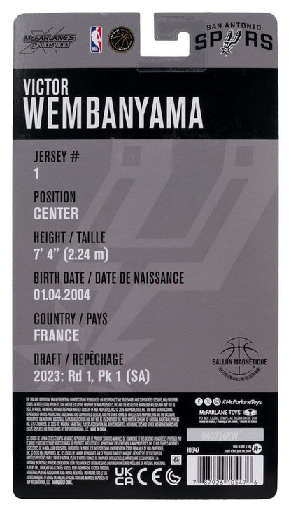 NBA SportsPicks Actionfigur Victor Wembanyama (San Antonio Spurs) 17 cm Image 9