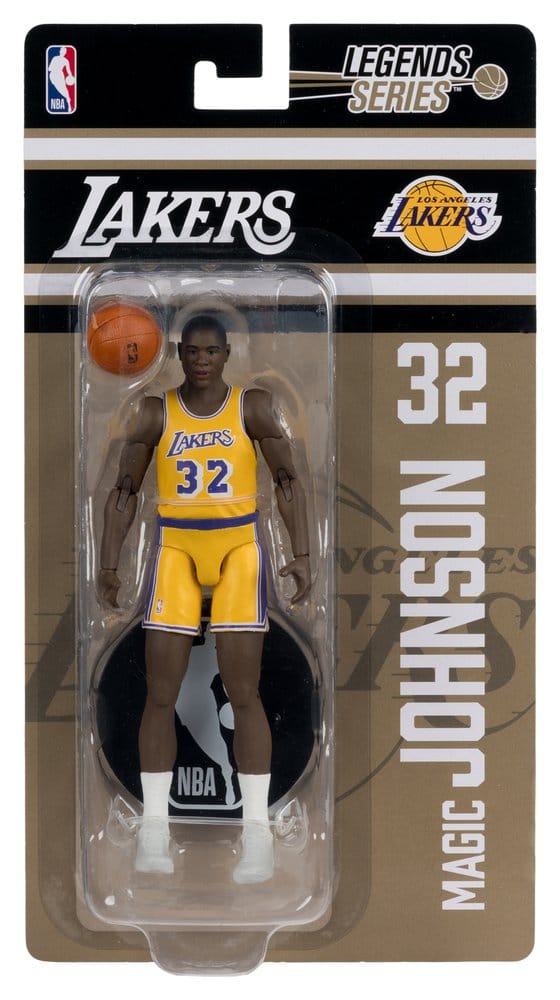 NBA Legends Series Actionfigur Earvin "Magic" Johnson (Los Angeles Lakers) 15 cm Image 8