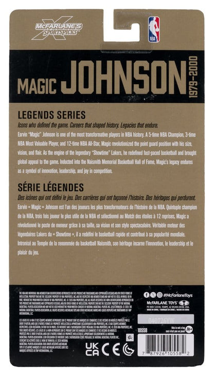 NBA Legends Series Actionfigur Earvin "Magic" Johnson (Los Angeles Lakers) 15 cm Image 9
