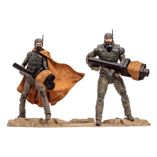 Dune: Teil 2 Actionfiguren 2er-Pack Stilgar & Shishakli (Gold Label) 18 cm Image 2