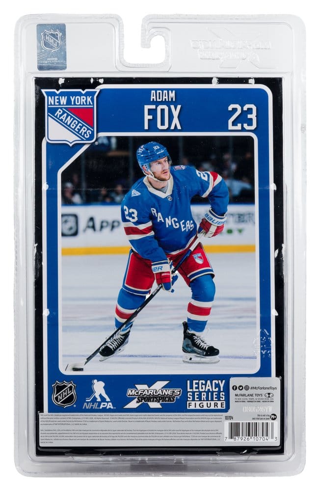 NHL McFarlane SportsPicks Actionfigur Adam Fox (New York Rangers Centennial) 18 cm Image 5
