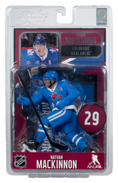 NHL McFarlane SportsPicks Actionfigur Nathan MacKinnon (Quebec Nordiques Retro) 18 cm Image 4