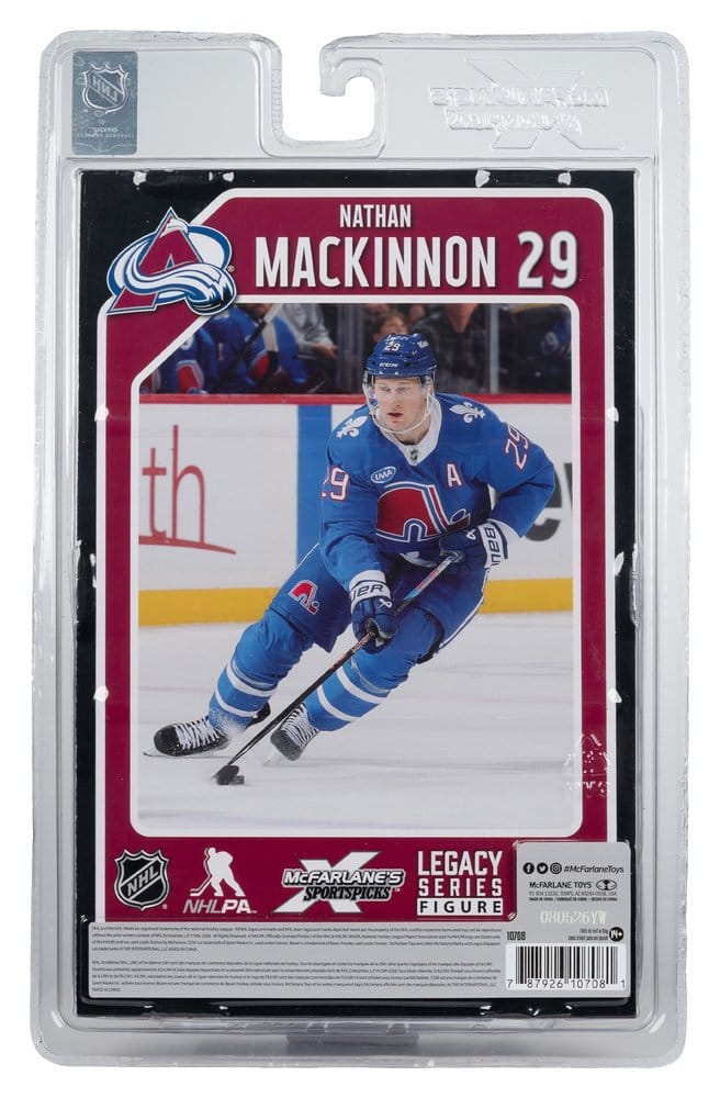 NHL McFarlane SportsPicks Actionfigur Nathan MacKinnon (Quebec Nordiques Retro) 18 cm Image 5