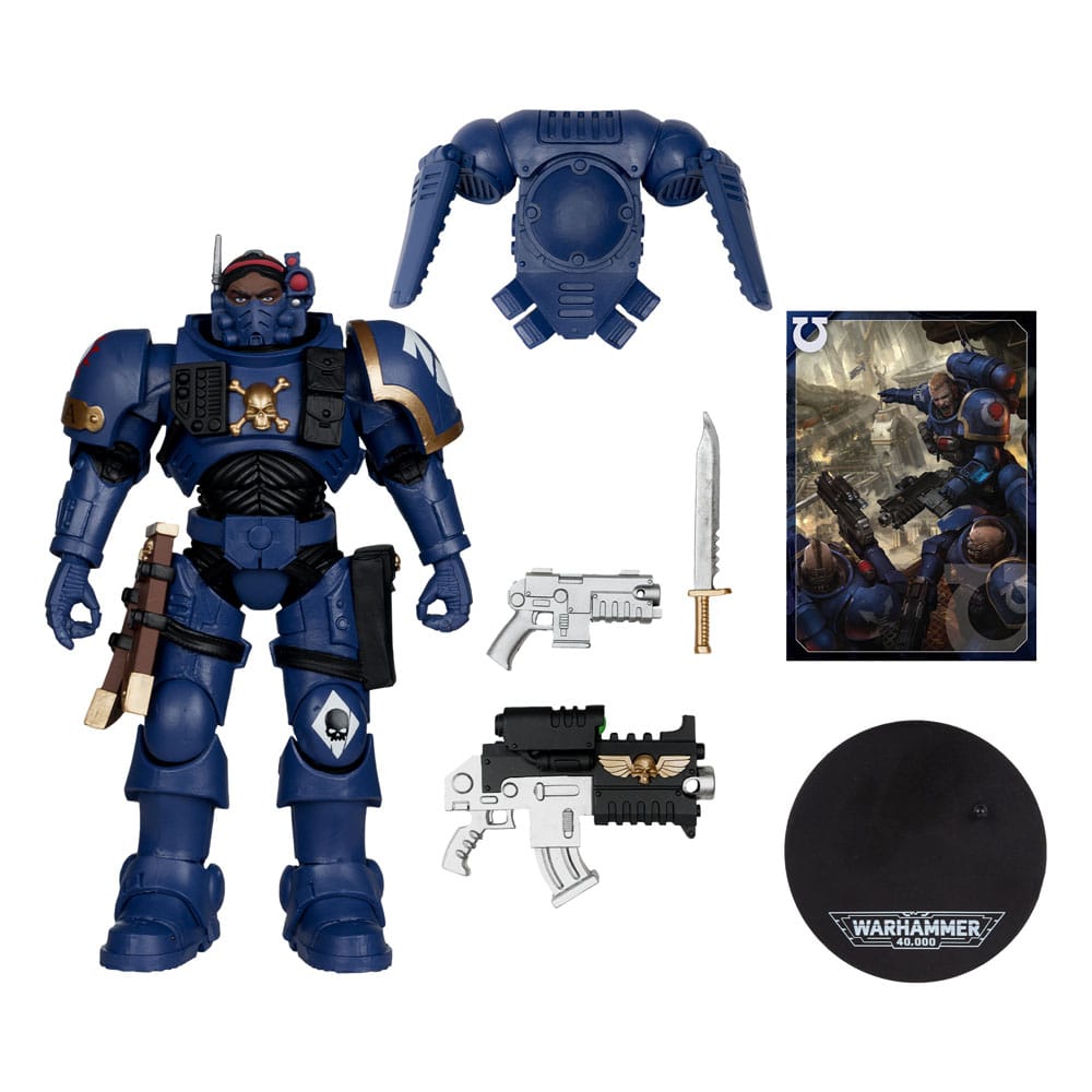 Warhammer 40,000 Actionfigur Lieutenant in Phobos Armor (Ultramarines) 18 cm Image 2