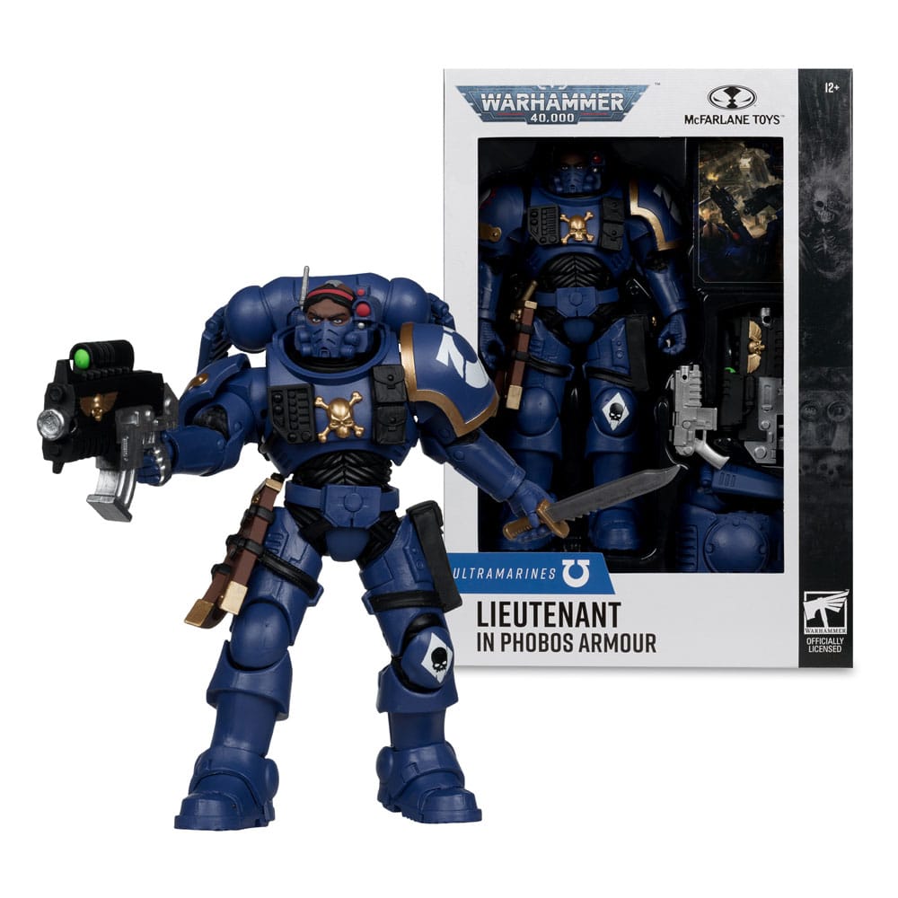 Warhammer 40,000 Actionfigur Lieutenant in Phobos Armor (Ultramarines) 18 cm Image 4