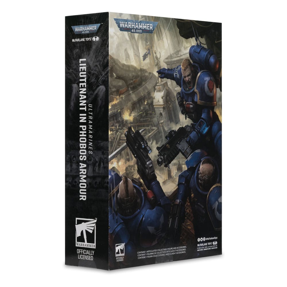 Warhammer 40,000 Actionfigur Lieutenant in Phobos Armor (Ultramarines) 18 cm Image 9