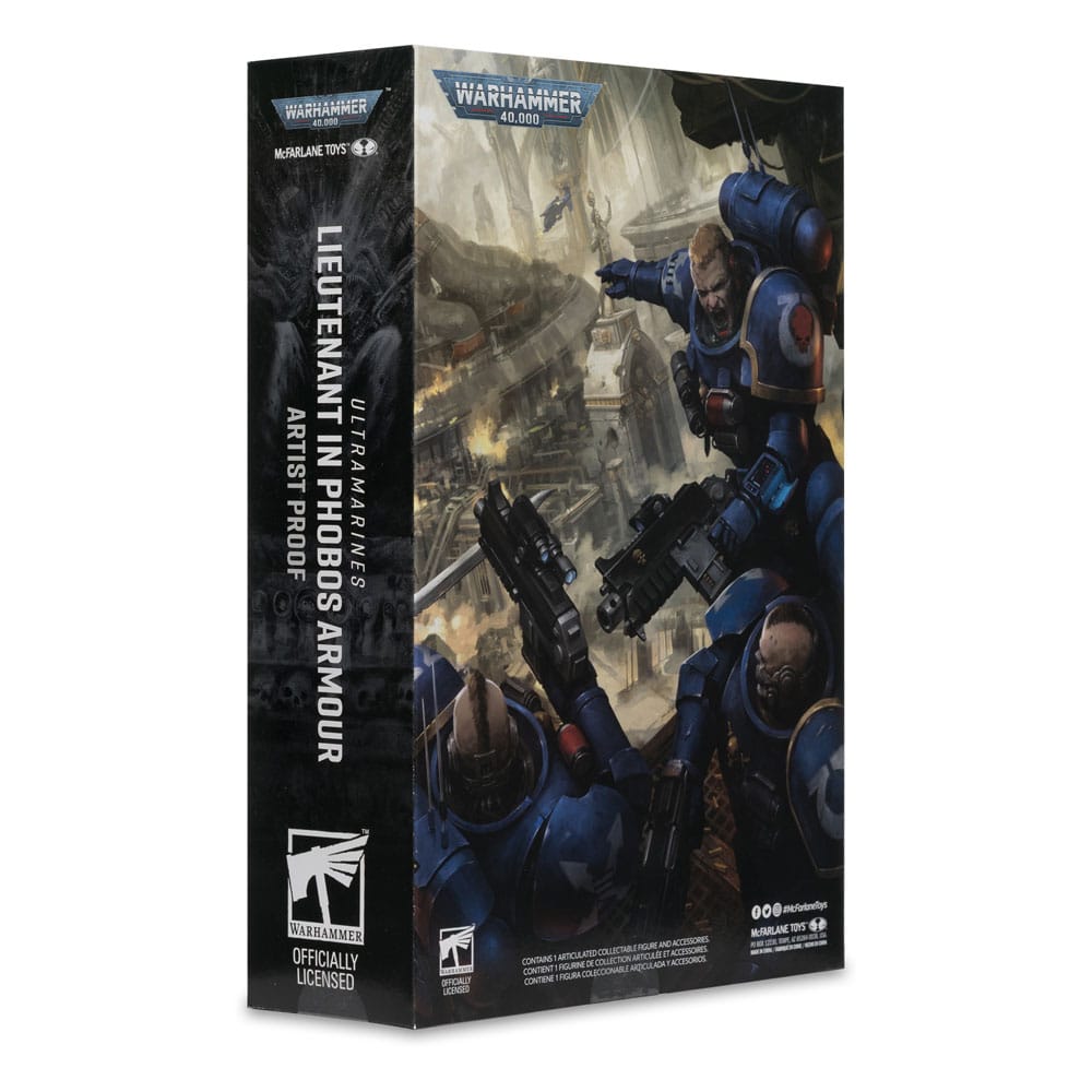 Warhammer 40,000 Actionfigur Lieutenant in Phobos Armor (Ultramarines) (Artist Proof) 18 cm Image 9