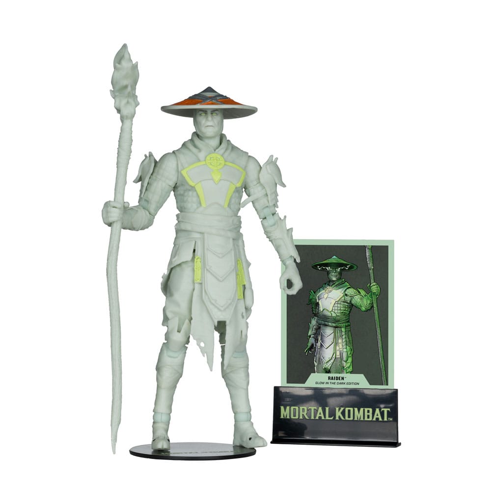 Mortal Kombat  Actionfigur Glow in the Dark Edition Raiden (Gold Label) 18 cm Image 2