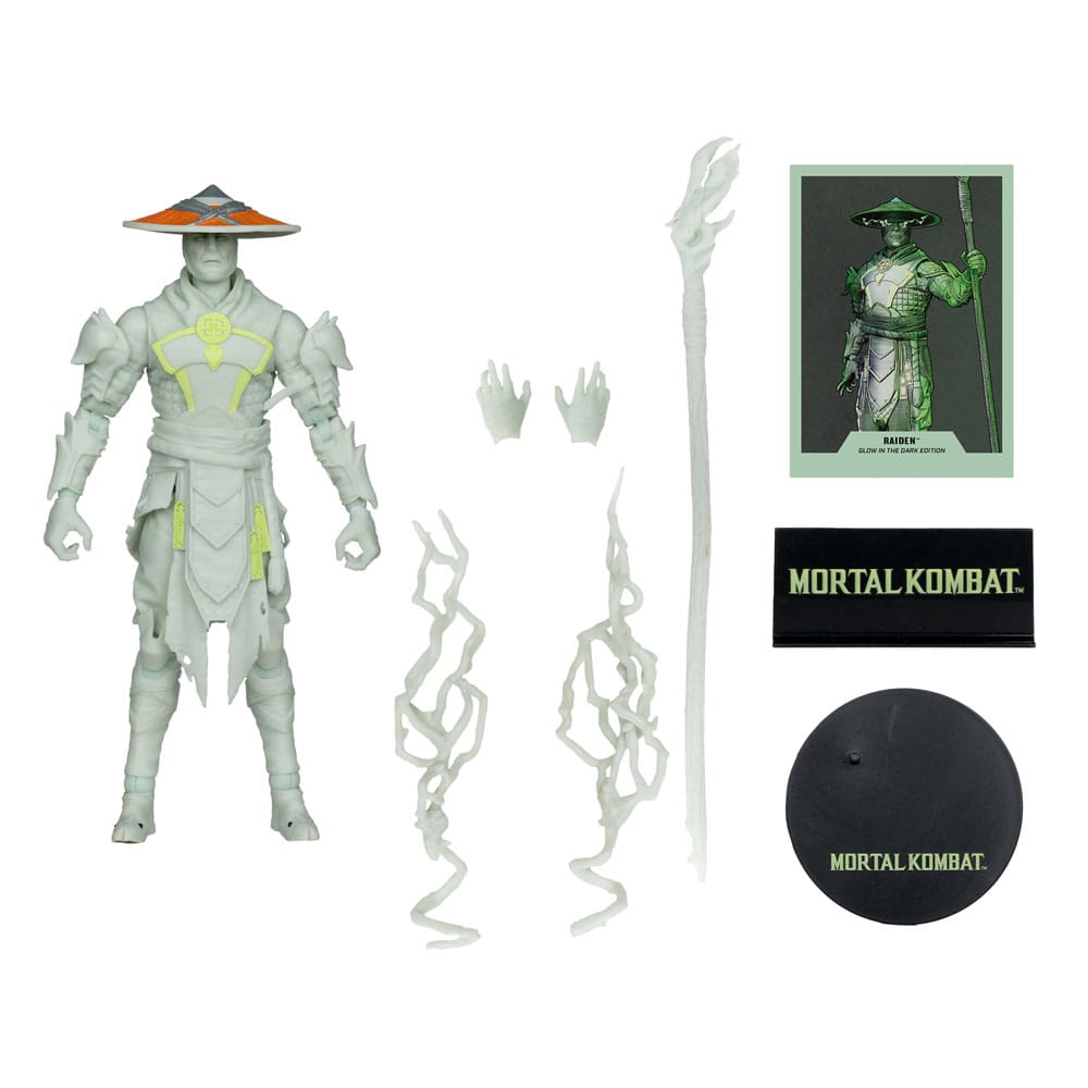 Mortal Kombat  Actionfigur Glow in the Dark Edition Raiden (Gold Label) 18 cm Image 3