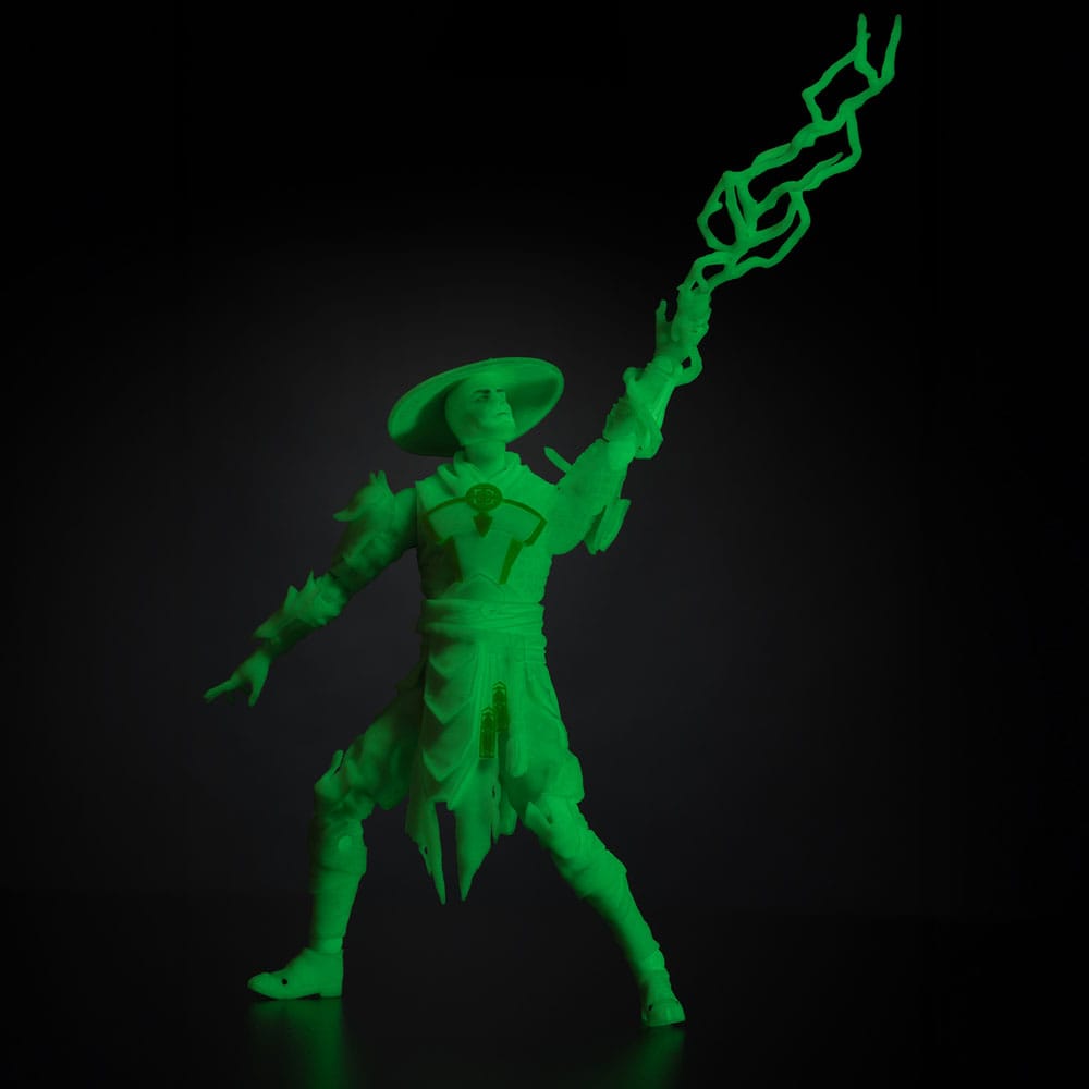 Mortal Kombat  Actionfigur Glow in the Dark Edition Raiden (Gold Label) 18 cm Image 5