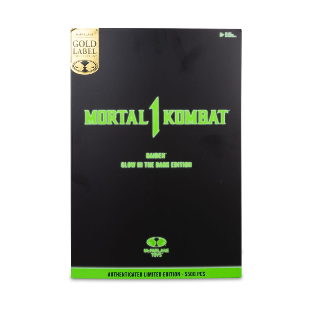 Mortal Kombat  Actionfigur Glow in the Dark Edition Raiden (Gold Label) 18 cm Image 8