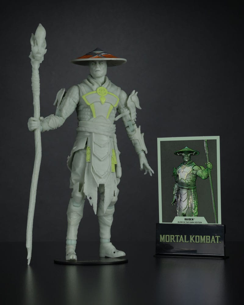 Mortal Kombat  Actionfigur Glow in the Dark Edition Raiden (Gold Label) 18 cm Image 11