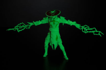 Mortal Kombat  Actionfigur Glow in the Dark Edition Raiden (Gold Label) 18 cm Image 13