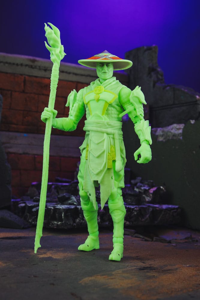 Mortal Kombat  Actionfigur Glow in the Dark Edition Raiden (Gold Label) 18 cm Image 14