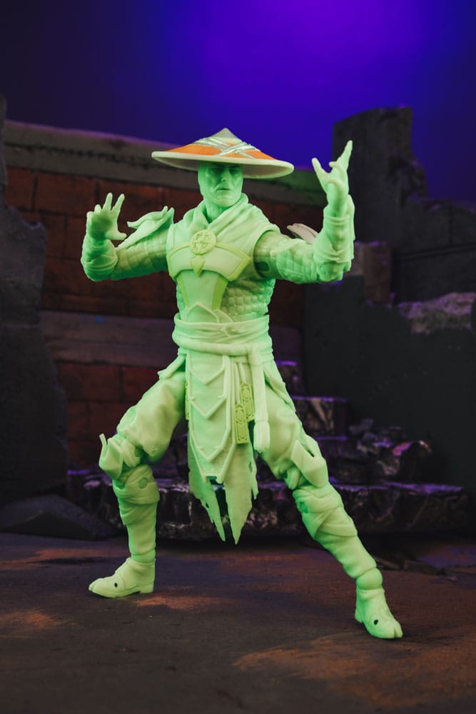 Mortal Kombat  Actionfigur Glow in the Dark Edition Raiden (Gold Label) 18 cm Image 15
