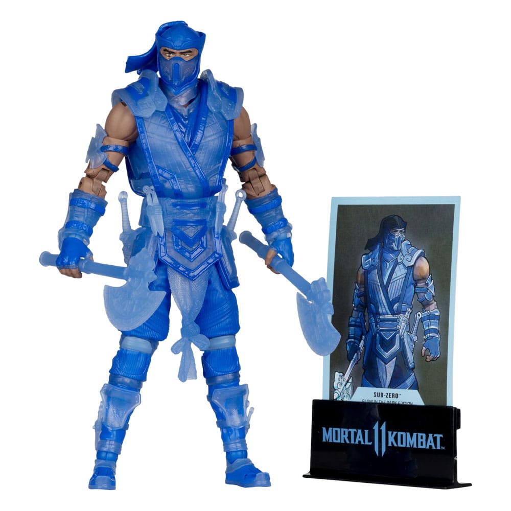 Mortal Kombat Actionfigur Glow in the Dark Edition Sub-Zero (Gold Label) 18 cm Image 2