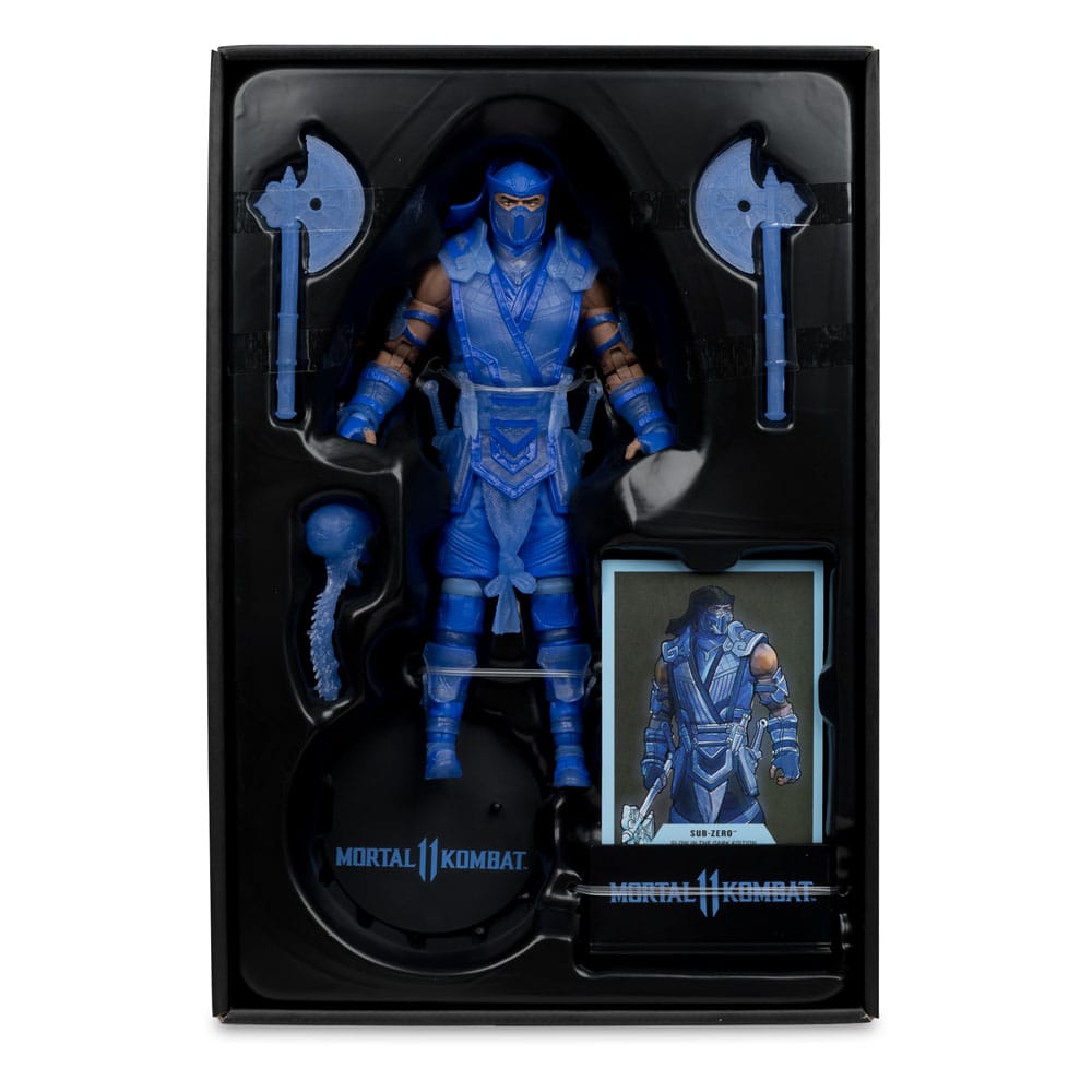 Mortal Kombat Actionfigur Glow in the Dark Edition Sub-Zero (Gold Label) 18 cm Image 7